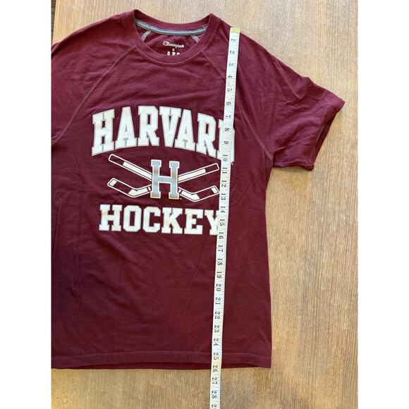 Champion HARVARD UNIVERSITY Hockey Tee T-Shirt Size S *as is* - Picture 6 of 6